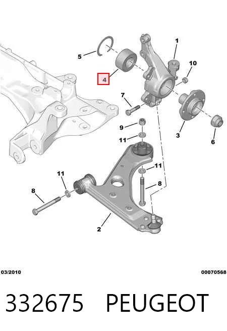 Rodamiento de rueda delantero Fiat Brava  hatchback comprar en España