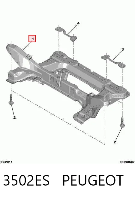 Comprar Subchasis delantero soporte motor Citroen Berlingo  M a bajo precio