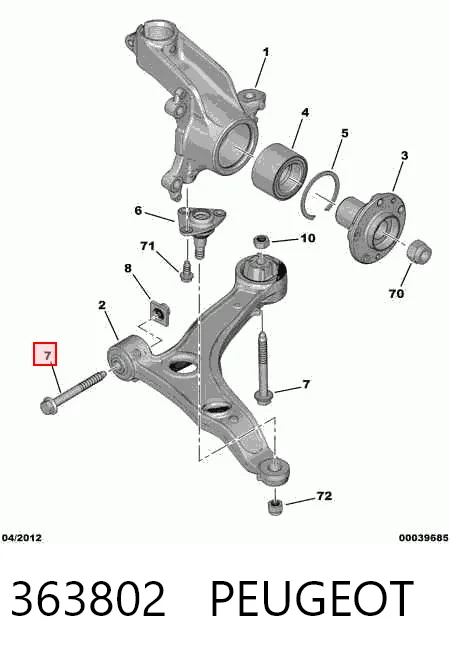 363802 Peugeot/Citroen