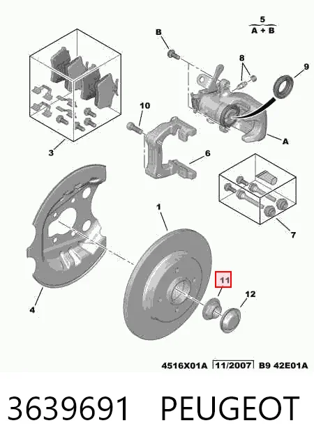 3639691 Peugeot/Citroen