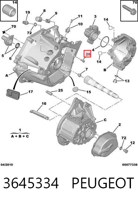 3645334 Peugeot/Citroen