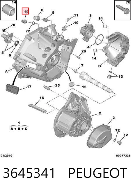 Sensor de marcha atrás Peugeot Partner II monovolumen comprar en España