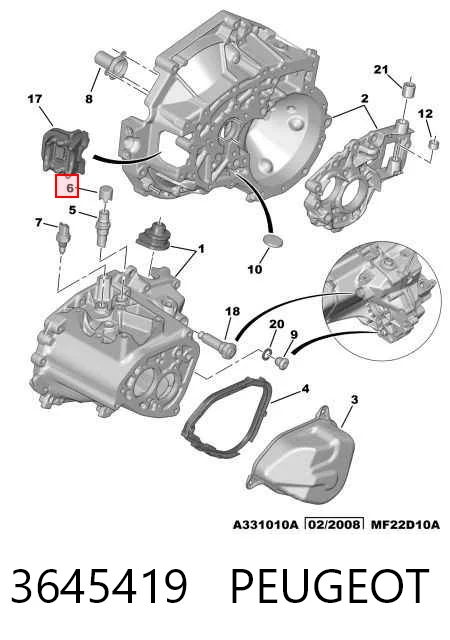 3645419 Peugeot/Citroen