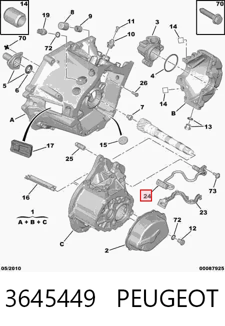 Comprar Sensor de velocidad Citroen C3 AIRCROSS II 2R, 2C