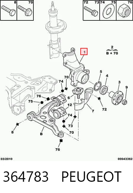 364783 Peugeot/Citroen