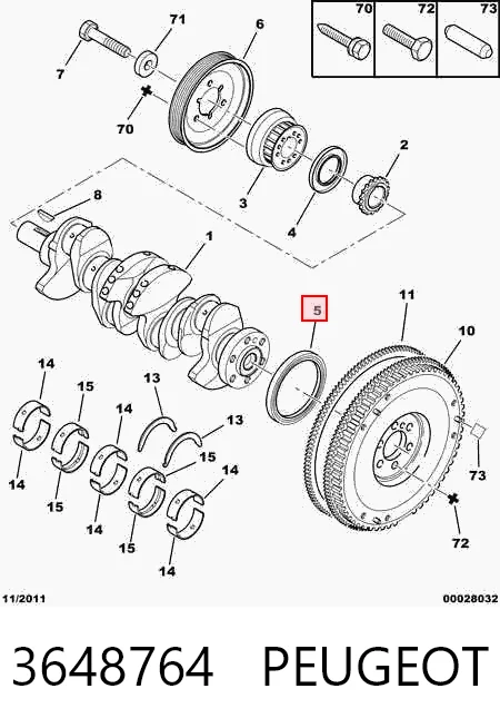 Comprar P7767001 Glaser Retén de cigüeñal