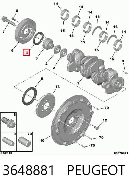 Comprar Retén de cigüeñal frontal BMW 1  F21