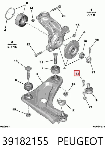 39182155 Peugeot/Citroen