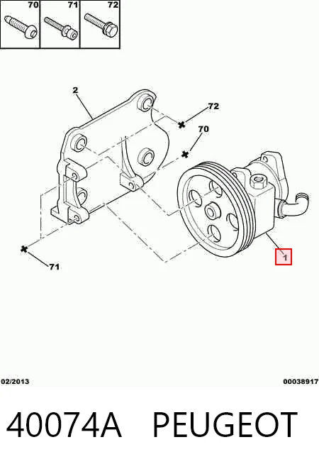 Bomba de dirección hidráulica para Citroen Saxo  (S0, S1)