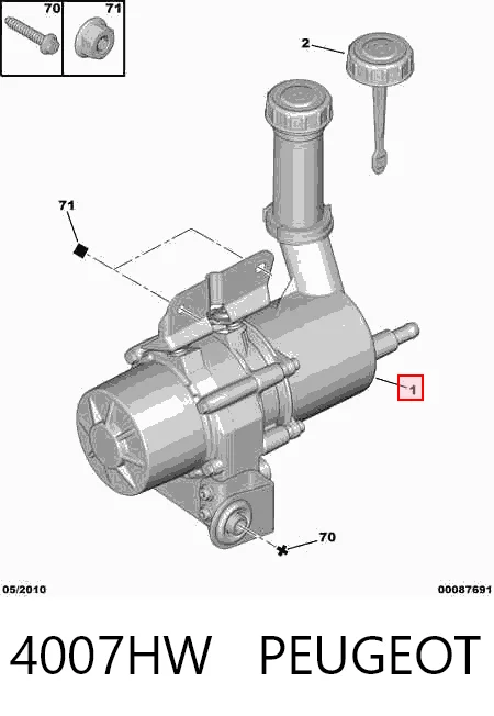 Comprar Bomba de dirección Citroen C4 PICASSO I UD