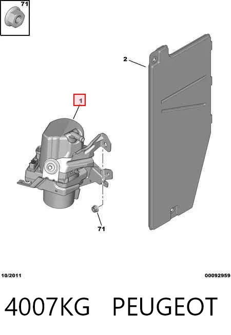 Bomba hidráulica de dirección Suzuki SX4  (2006-2026)