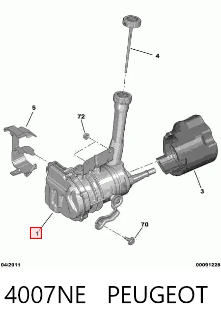  Bomba de dirección Citroen C4 2