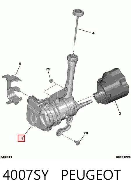  Bomba de dirección Citroen C4 2