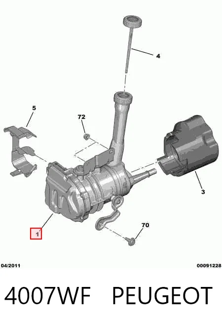 Bomba de dirección hidráulica Citroen C4 GRAND PICASSO I