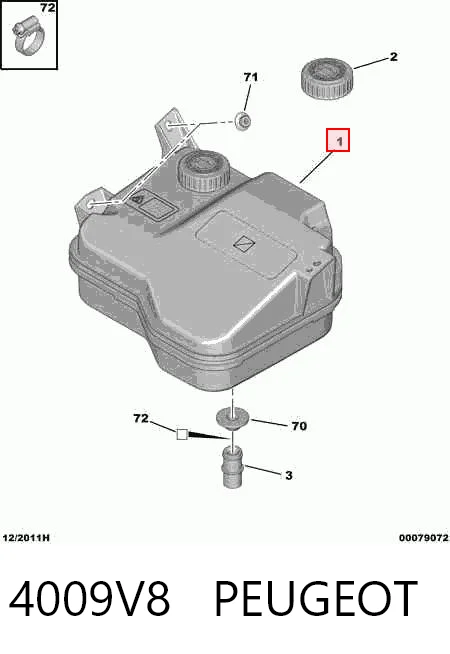 Comprar Depósito de la bomba de dirección asistida Citroen C5  RW a bajo precio