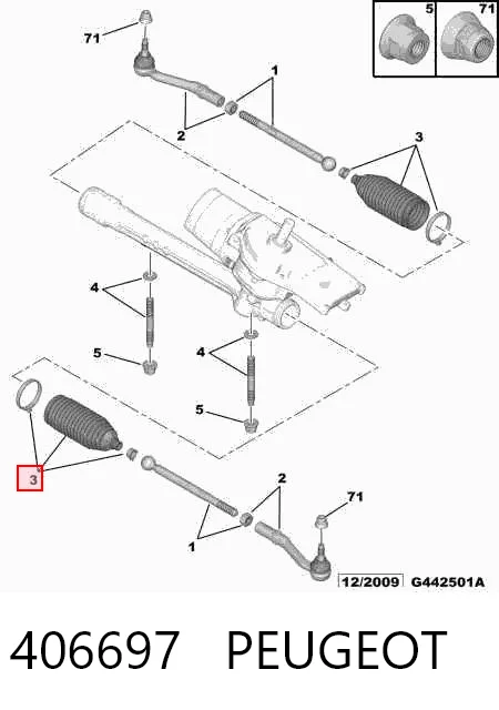  Fuelle dirección Citroen C3 2