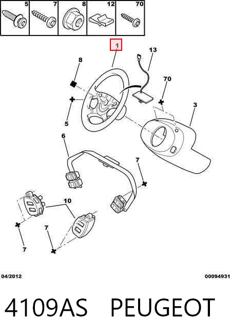Comprar Volante Citroen Jumpy I BS, BT, BY, BZ a bajo precio
