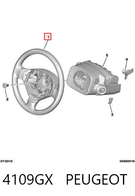 Comprar Volante Peugeot 207  WA, WC a bajo precio