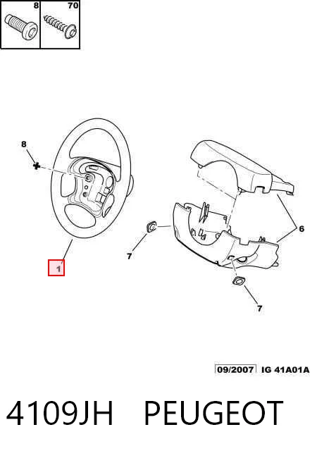 Comprar Volante Peugeot 406  8B a bajo precio