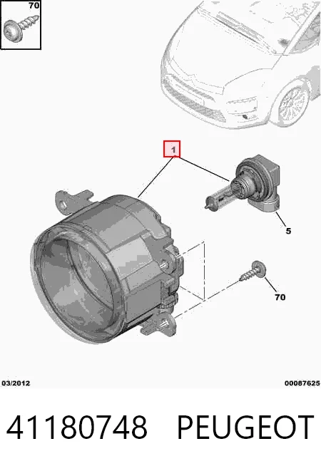Faro antiniebla universal VAG 9650001680 precio, desde 23,23 EUR