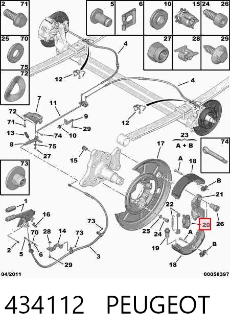 434112 Peugeot/Citroen