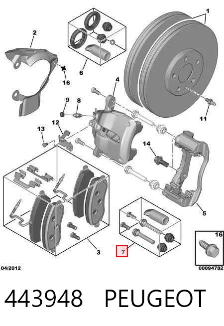 Kit de reparación, pinza de freno delantero JP Group 1261951210 precio, desde 9,97 EUR