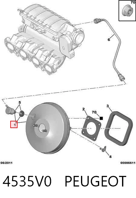 4535V0 Peugeot/Citroen Servofreno
