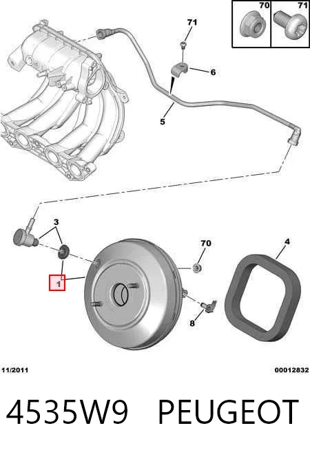 Servofreno para Citroen C2  JM