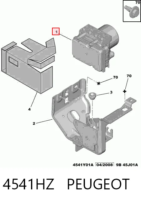 Módulo ABS 0265231975 Bosch