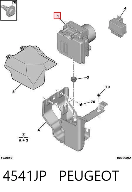 Bloque hidráulico ABS Peugeot 308 I hatchback (4A, 4C) (2007 - 2014) precio, desde 100,19 EUR