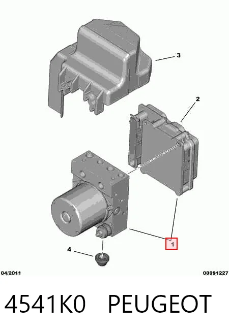  Módulo ABS Citroen Jumper 
