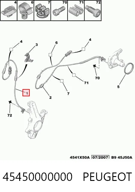 45450000000 Peugeot/Citroen