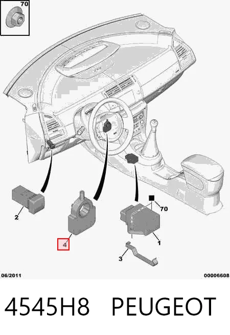 Comprar Sensor de ángulo de giro del volante Citroen C4  UD a bajo precio