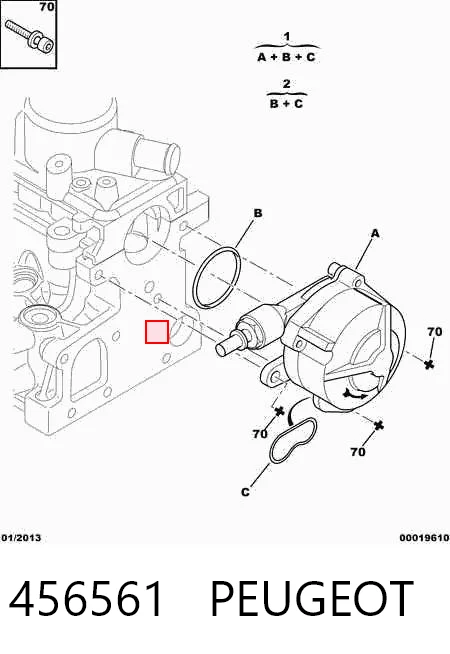 1813086CT0 Suzuki Bomba de vacío de frenado