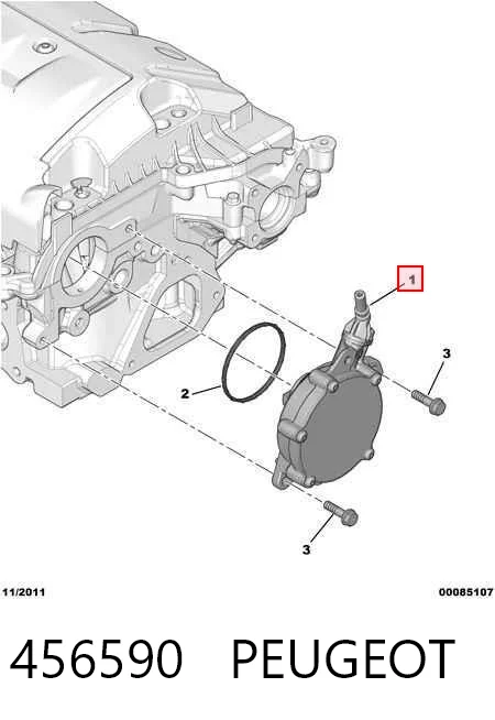 456590 Peugeot/Citroen Bomba de vacío de frenado