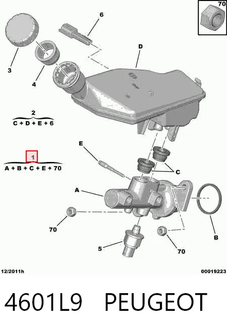 4601L9 Peugeot/Citroen