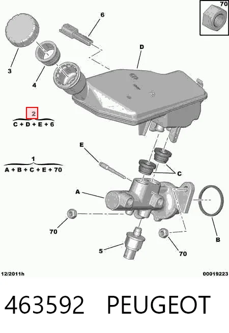 463592 Peugeot/Citroen