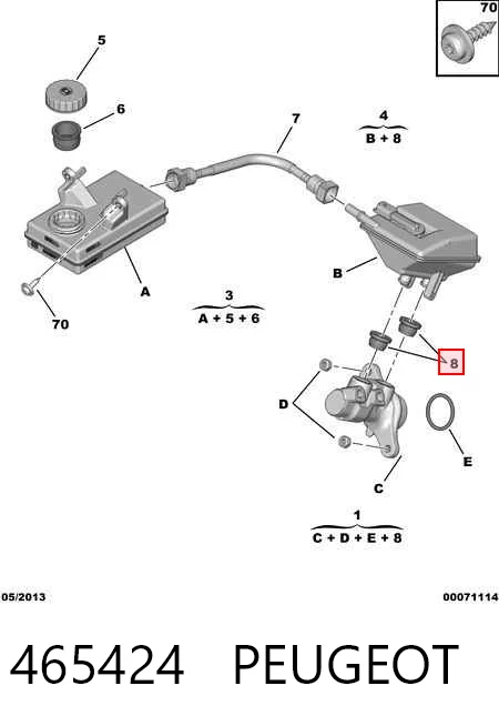 465424 Peugeot/Citroen