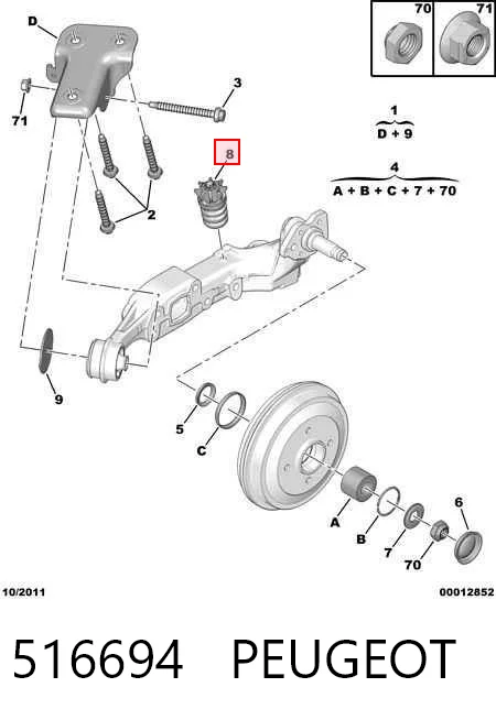 516694 Peugeot/Citroen