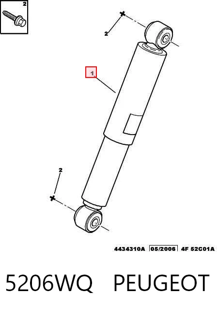 Amortiguadores traseros Citroen Jumper  furgoneta comprar en España