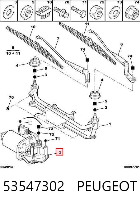 Comprar Motor limpiaparabrisas Peugeot Expert  224