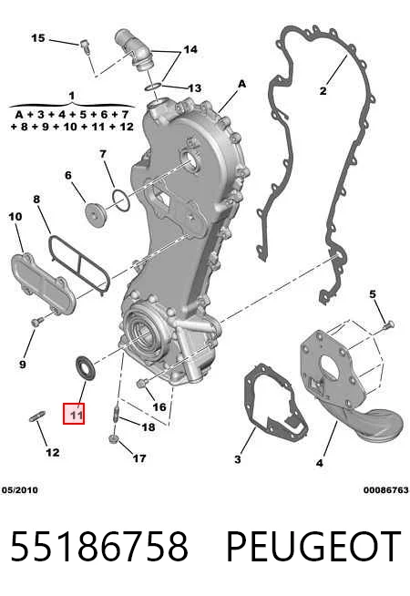 55186758 Peugeot/Citroen
