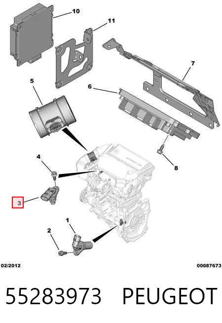 Sensor de posición de árbol de levas Fiat Linea  (323)