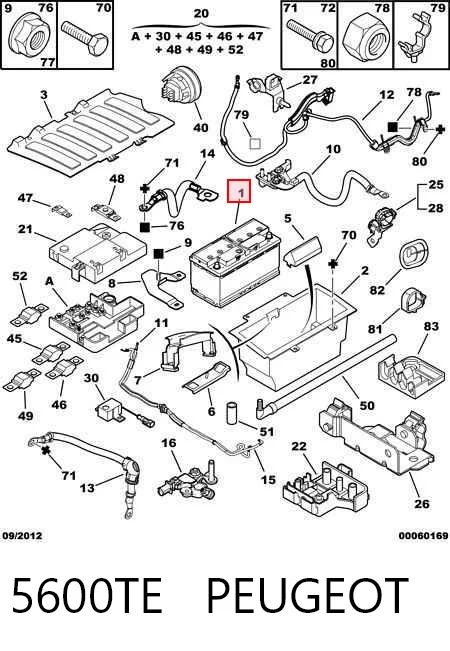 Comprar 244101BN0A Renault (RVI) Batería de coche