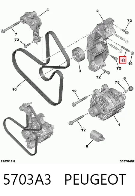 5703A3 Peugeot/Citroen