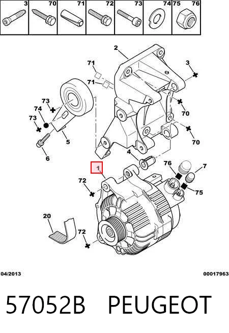 Alternador de coche Mitsubishi Pajero  (1999-2005)