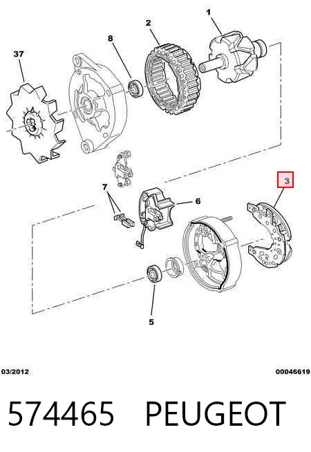574465 Peugeot/Citroen