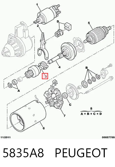 Bendix para Skoda SuperB 3U4