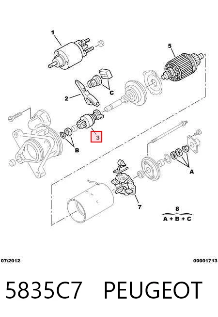 Bendix arranque Aveo  sedán (2005-2011) original desde 16,04 €