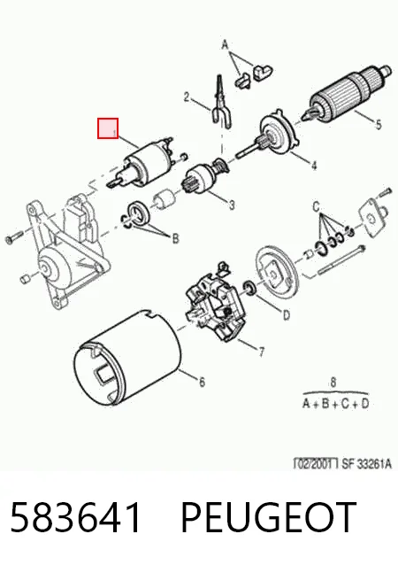 Solenoide arranque Volkswagen Crafter  (2006-2016)